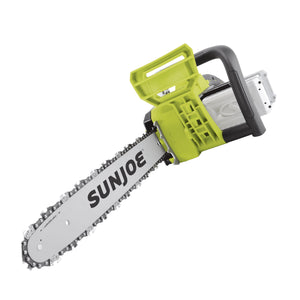 Sun Joe 48-volt cordless 16-inch chainsaw.