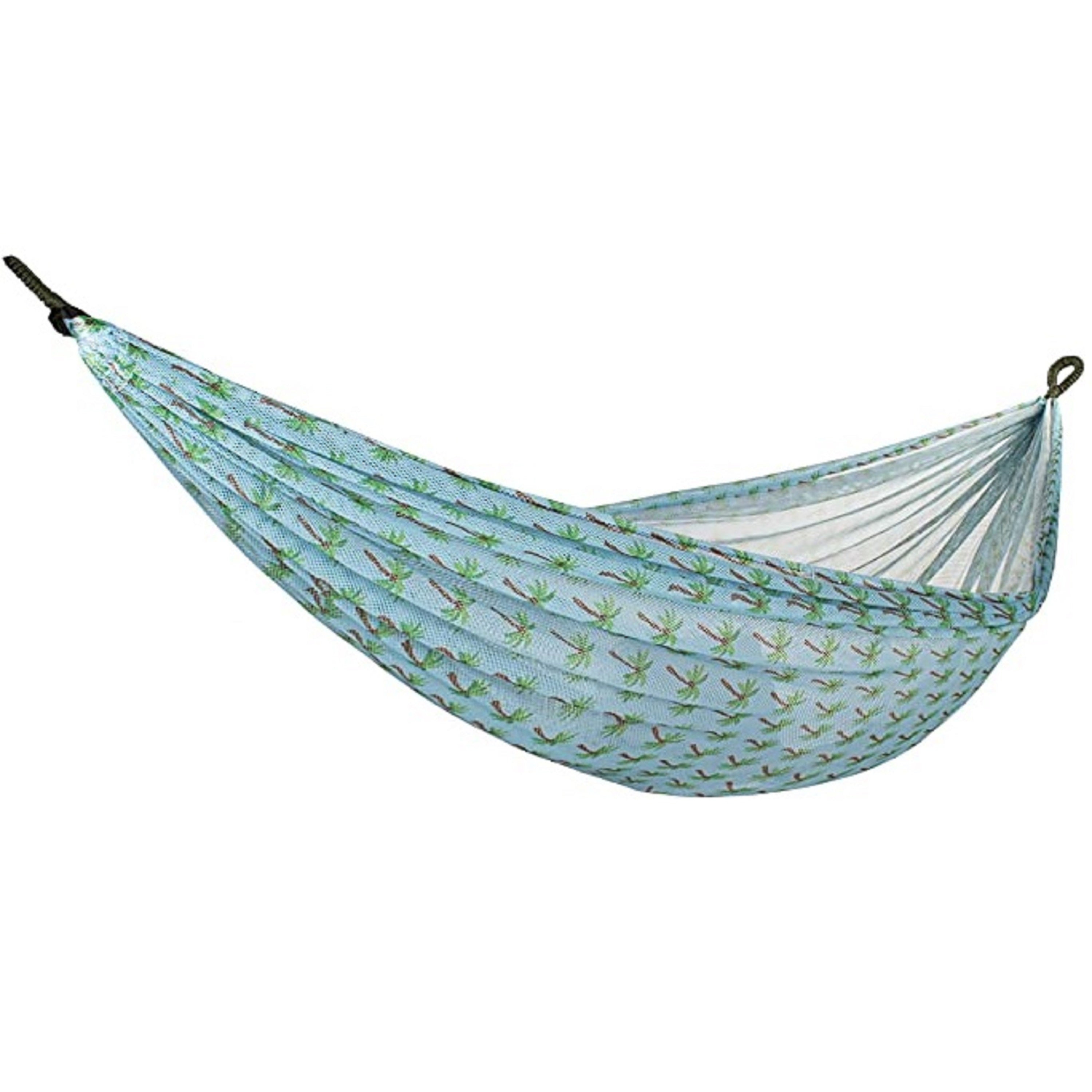 Bliss Hammocks BH-406WCA Mesh Hammock in a Bag w/ Hanging Rope Kit | 55-in. Wide | UV-Resistant | 350 Lb. Capacity