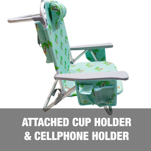 Attached cup holder and cellphone holder.