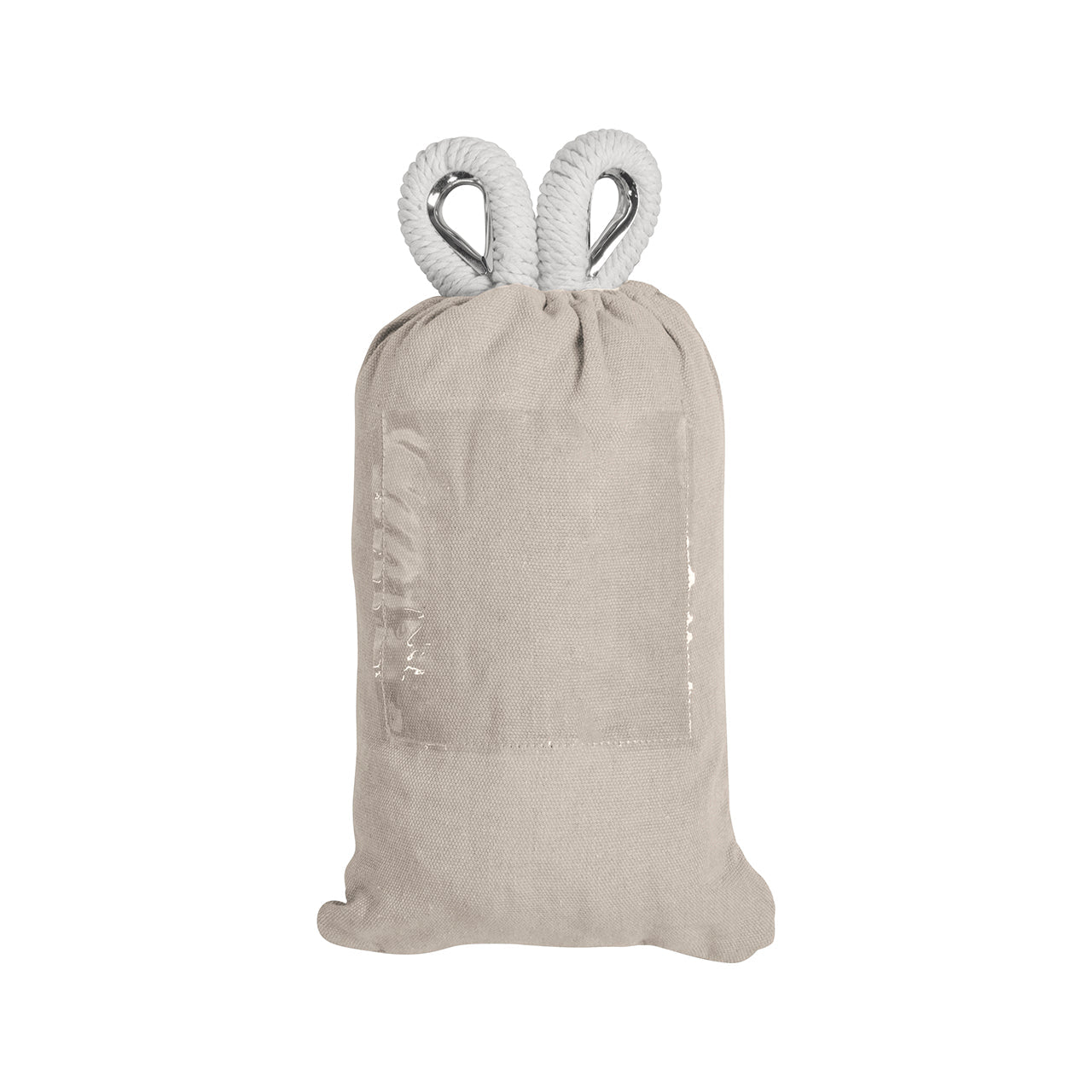 Storage and carrying drawstring bag for the Bliss Hammocks 40" Wide Hammock in a Bag with Fringe.