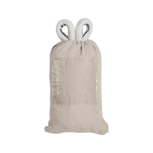 Storage and carrying drawstring bag for the Bliss Hammocks 40" Wide Hammock in a Bag with Fringe.