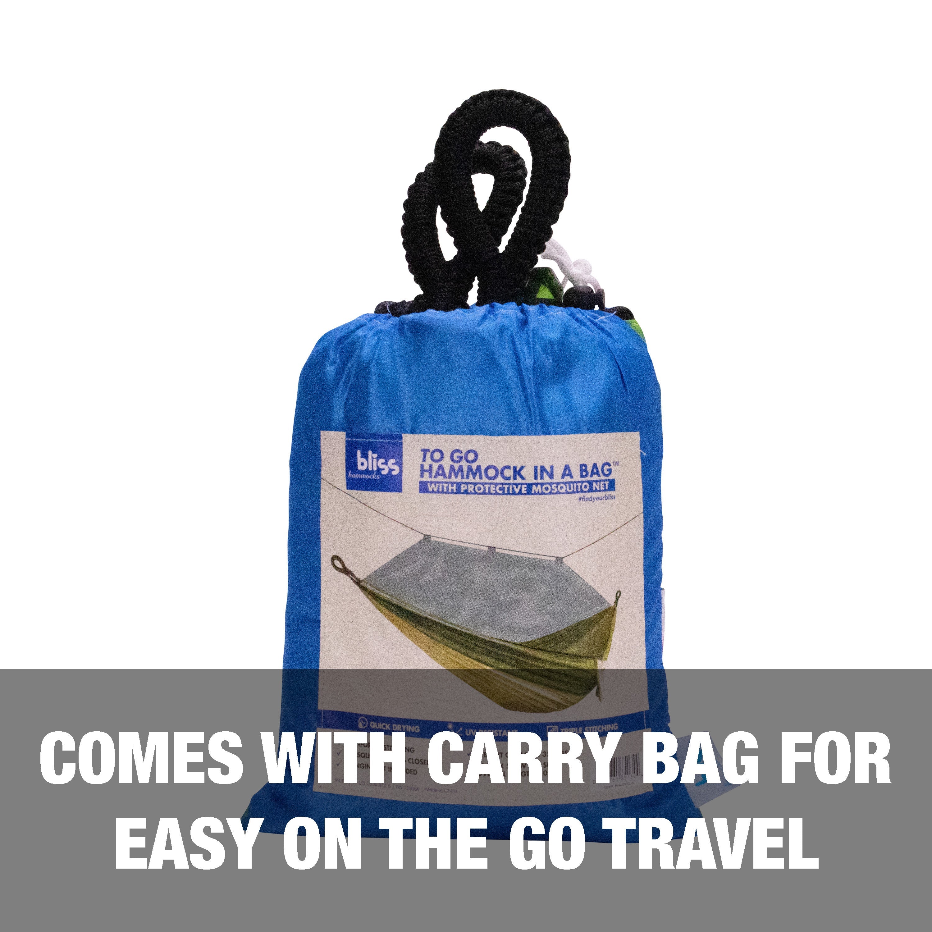 Comes with a carry bag for easy on the go travel.