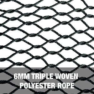 6mm triple woven polyester rope.