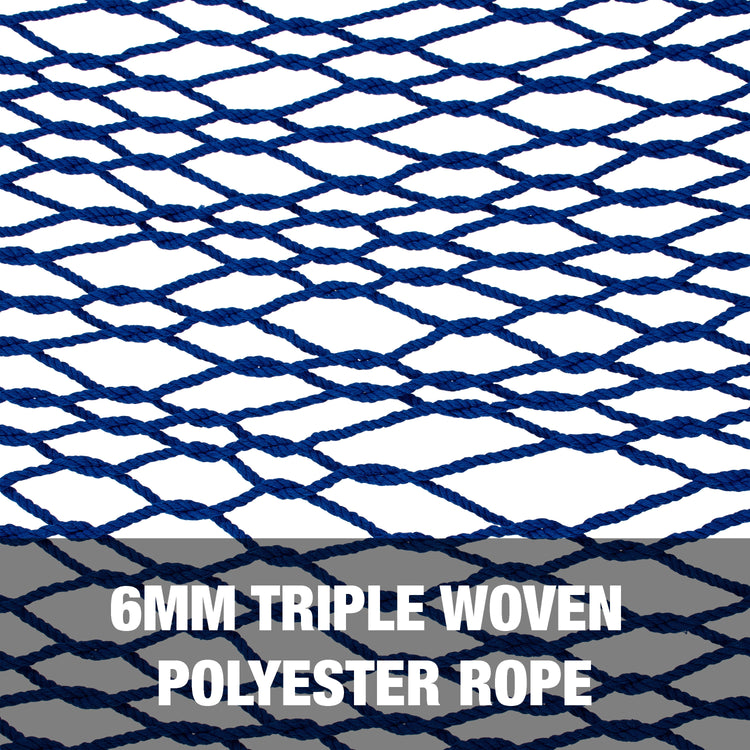 6mm triple woven polyester rope.