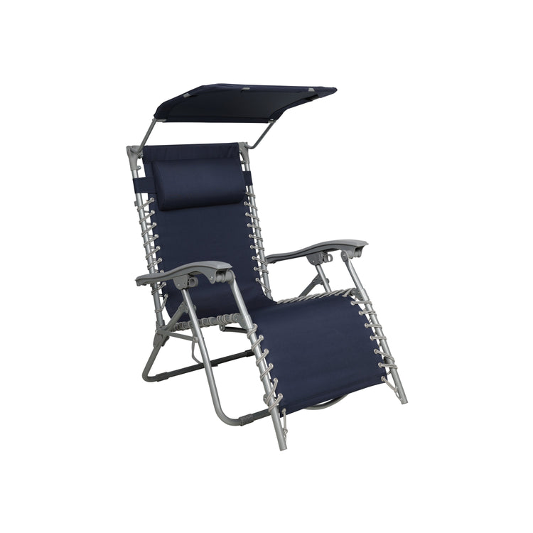 Bliss Hammocks navy color Beach Recliner.