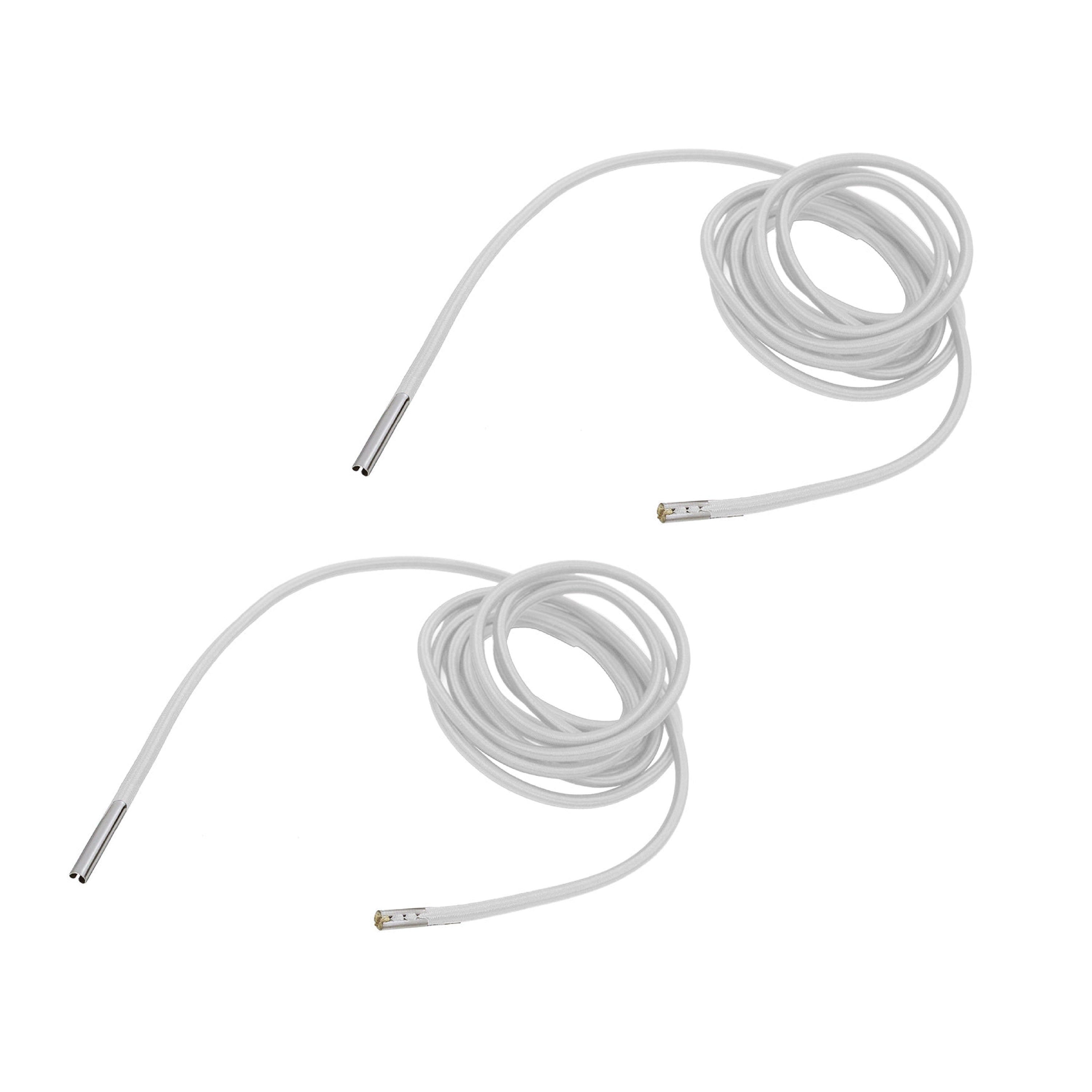 Bliss Hammocks GFC-TBCRD-WH Replacement Bungee Cord Kit For Folding Side Tables | 2 x 55-in. Cords (White)