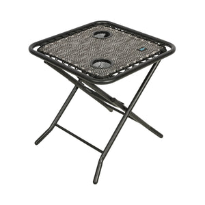 Angled view of the 20-inch side table.