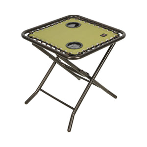 Bliss Hammocks 20-inch Sage Green Folding Side Table.