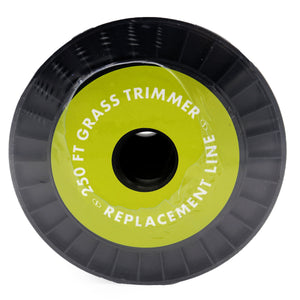 Top view of the trimmer string package.