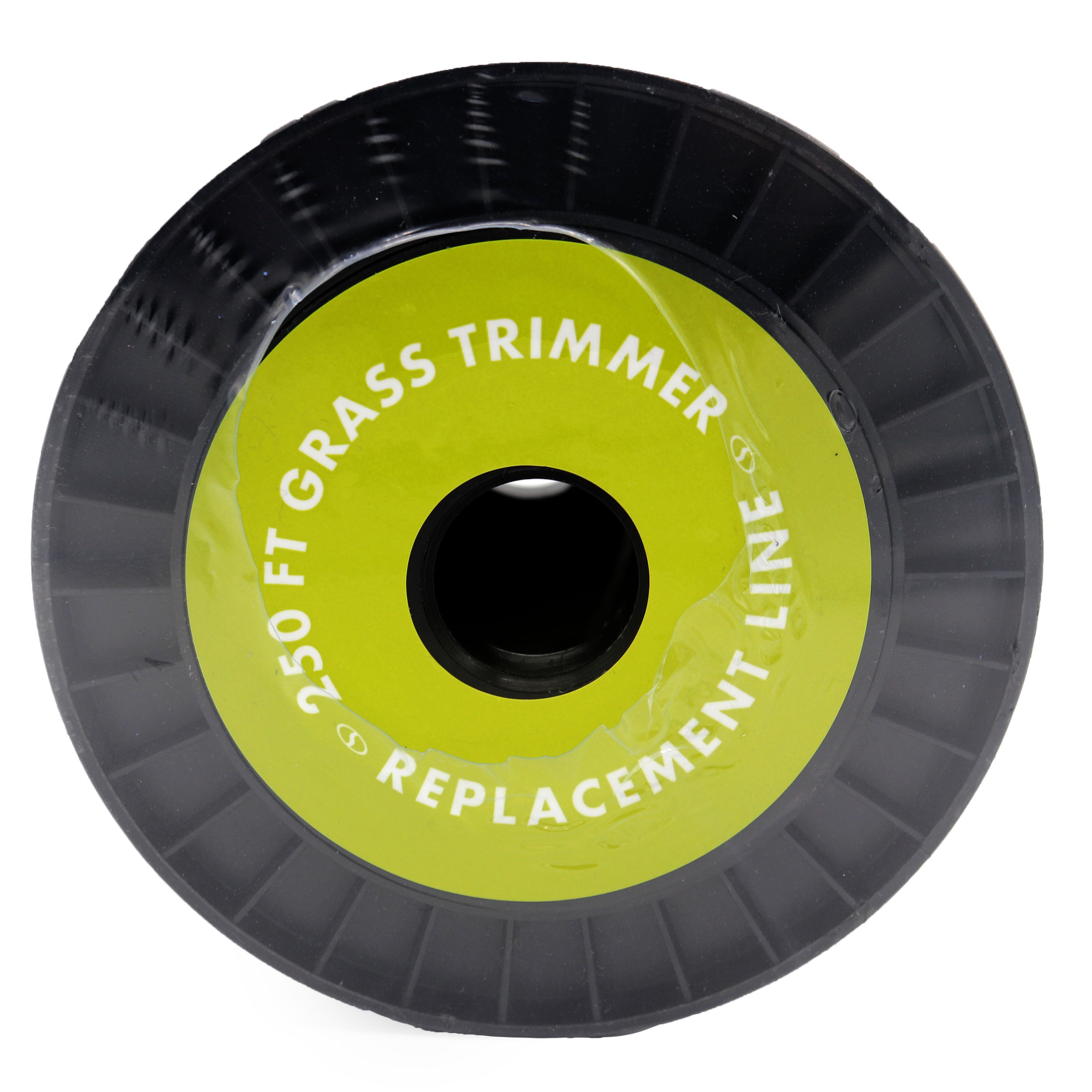 Top view of the trimmer string package.