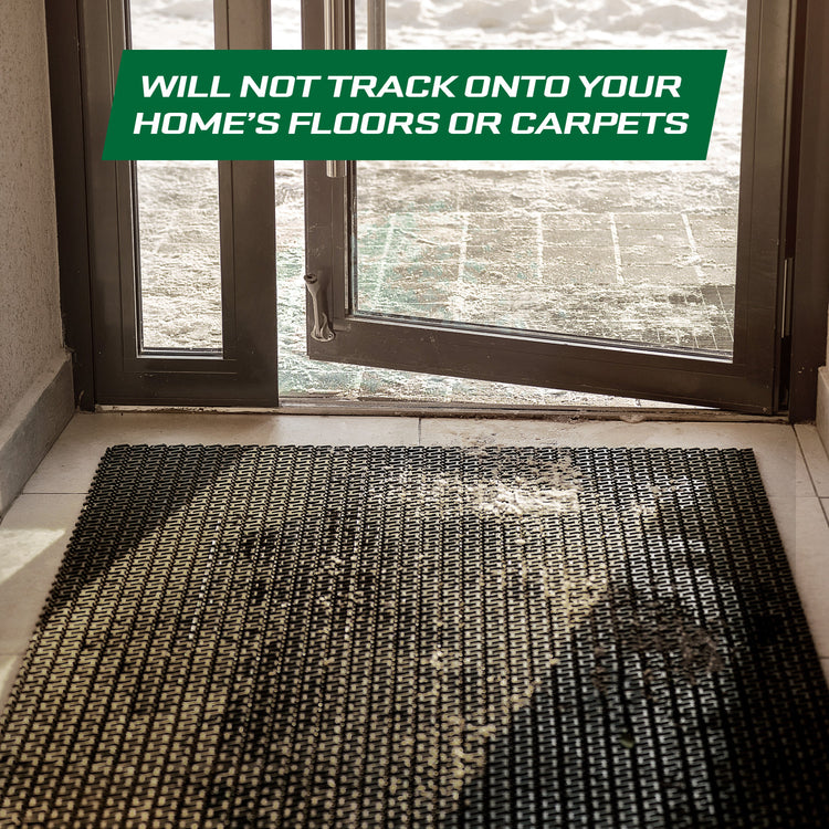 Anti tracking feature of snow joe eco blend ice melt