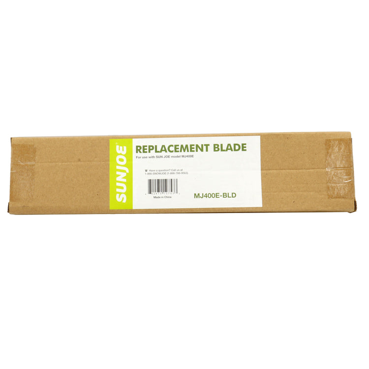 Packaging box for the replacement lawn mower blade.