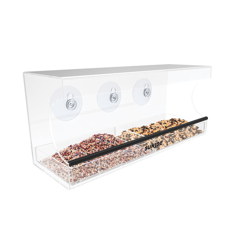 Sun Joe Outdoor Window Bird Feeder.