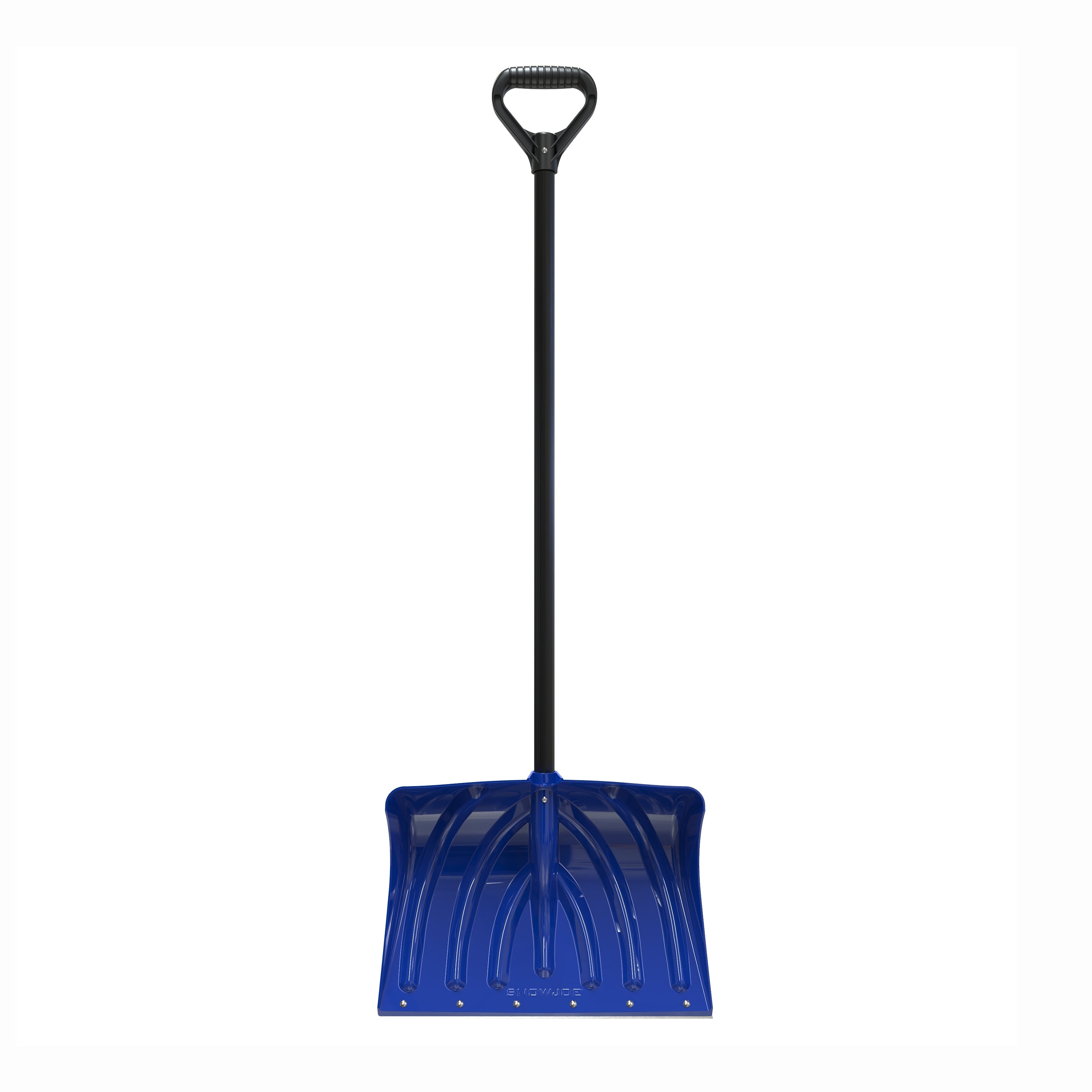 Front view of the 18-inch 2-in-1 shovel and pusher.