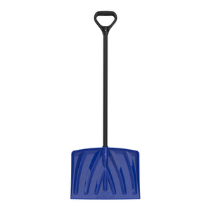 Front facing view of snow joe 18 inch snow shovel