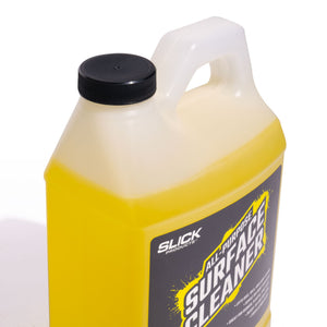 Pouring spout and cap of slick all purpose surface cleaner