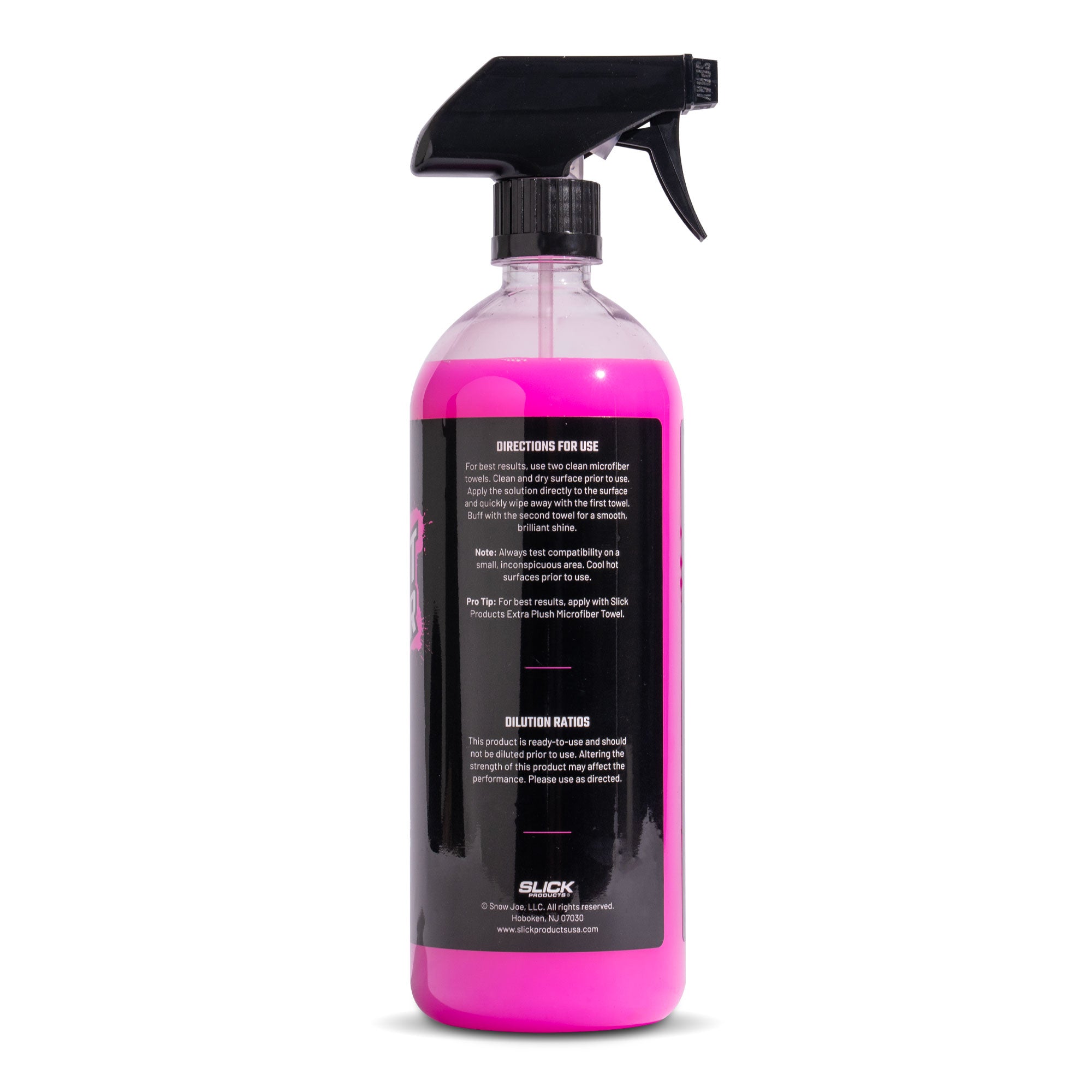 slick products instant detailer side label view