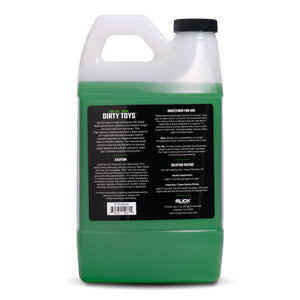 slick products off road wash and wax half gallon rear label view