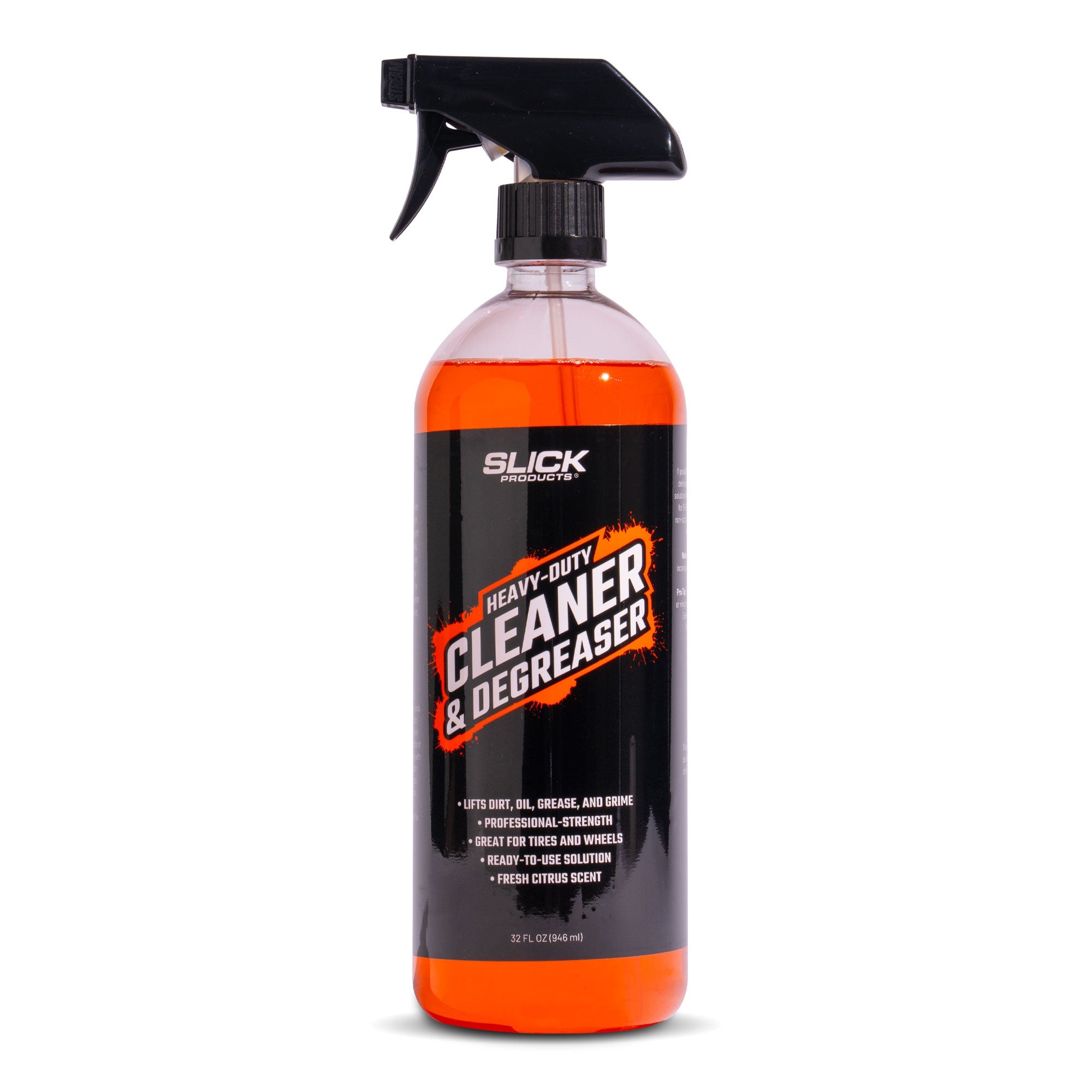 slick products cleaner and degreaser front label view