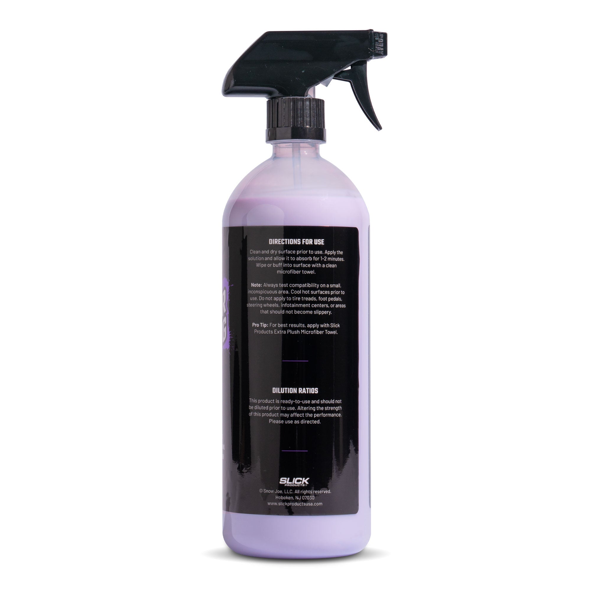 slick products multi surface exterior dresser side label