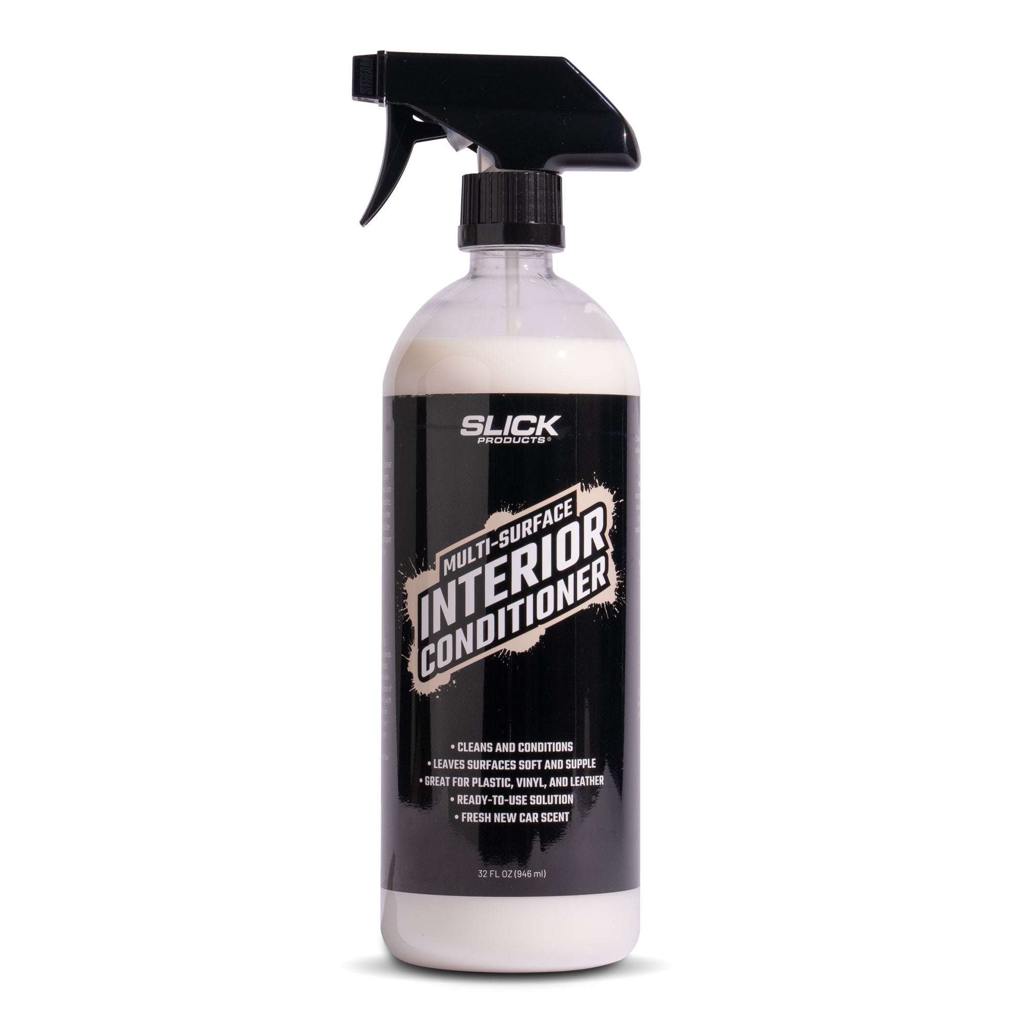 slick products interior conditioner front label view