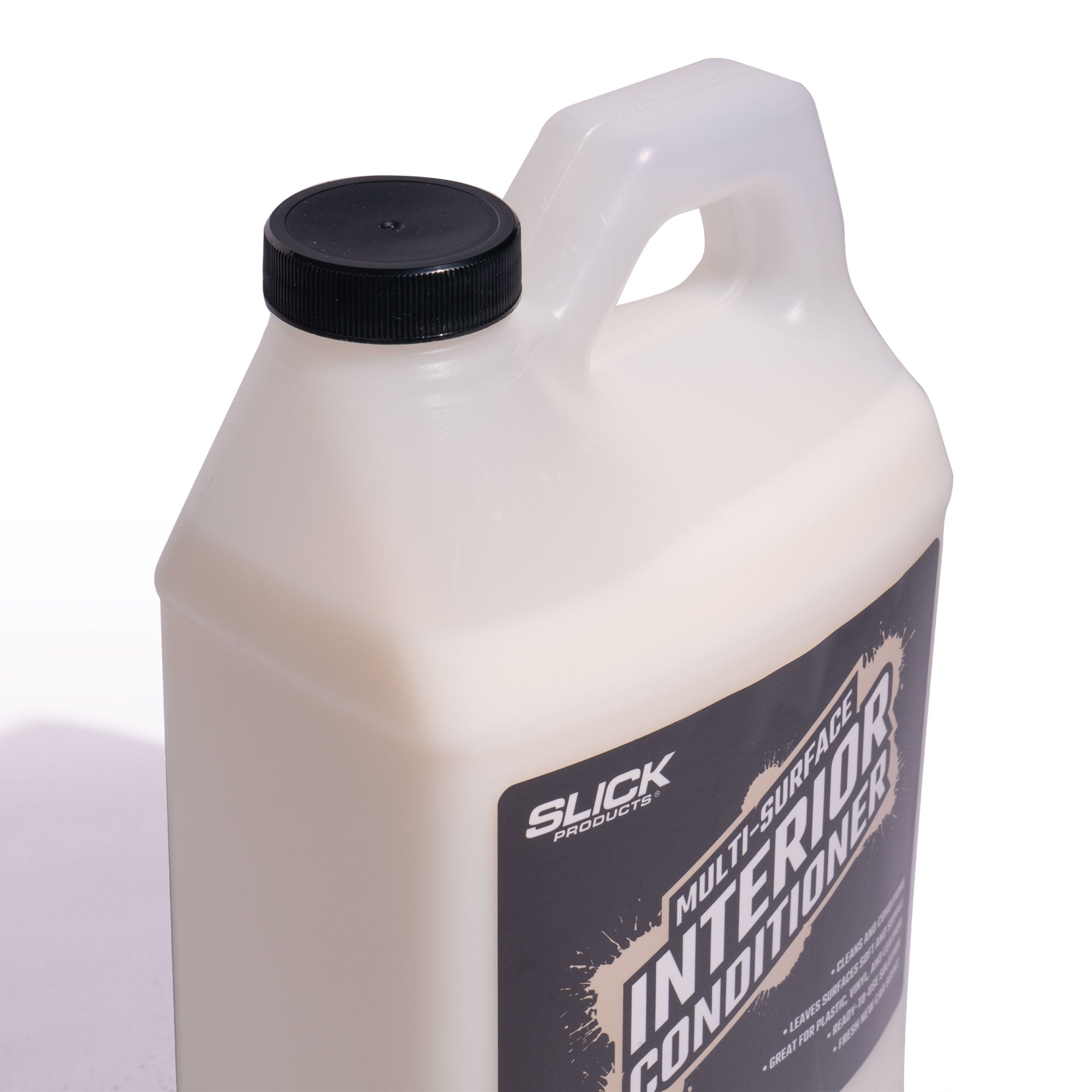 slick products interior conditioner cap and pouring spout