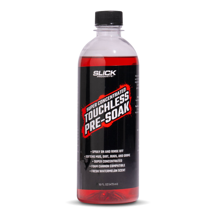Slick products pre soak front label