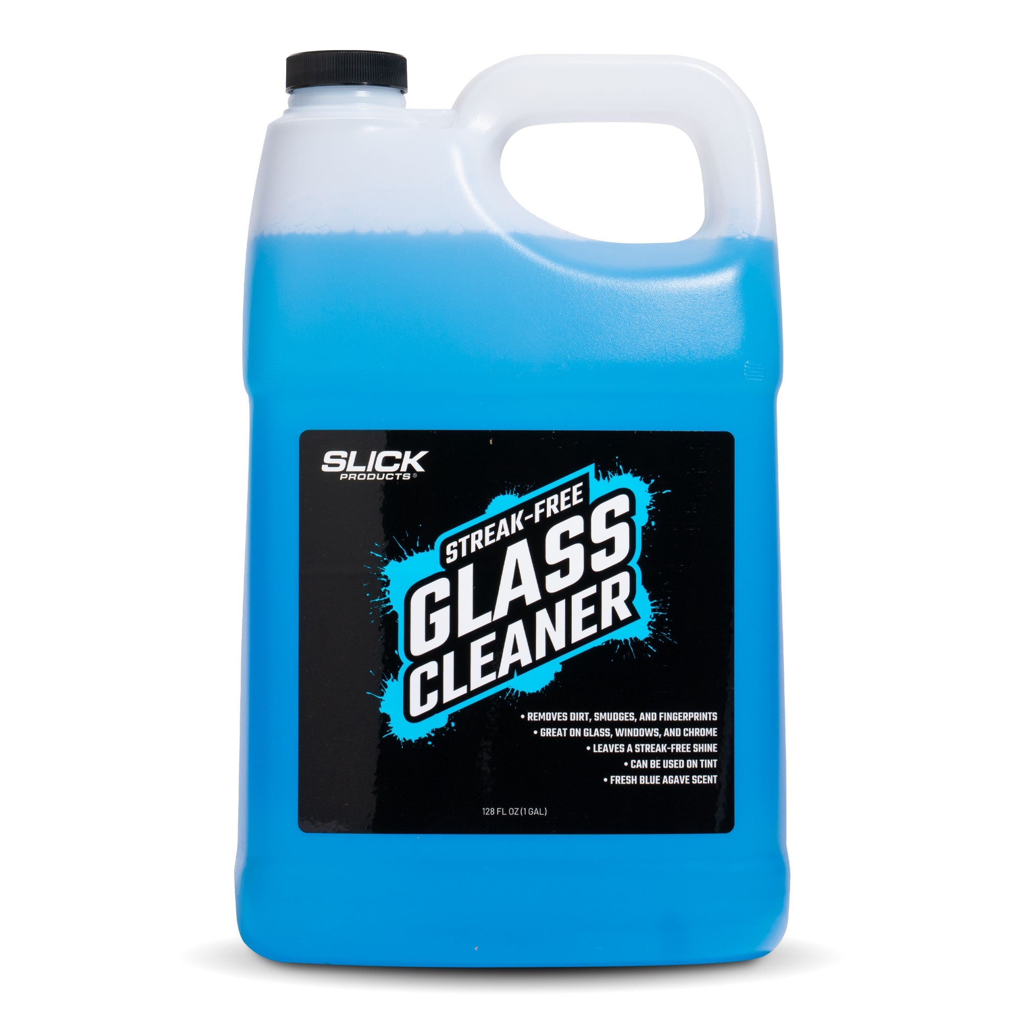 Slick products glass cleaner front label view