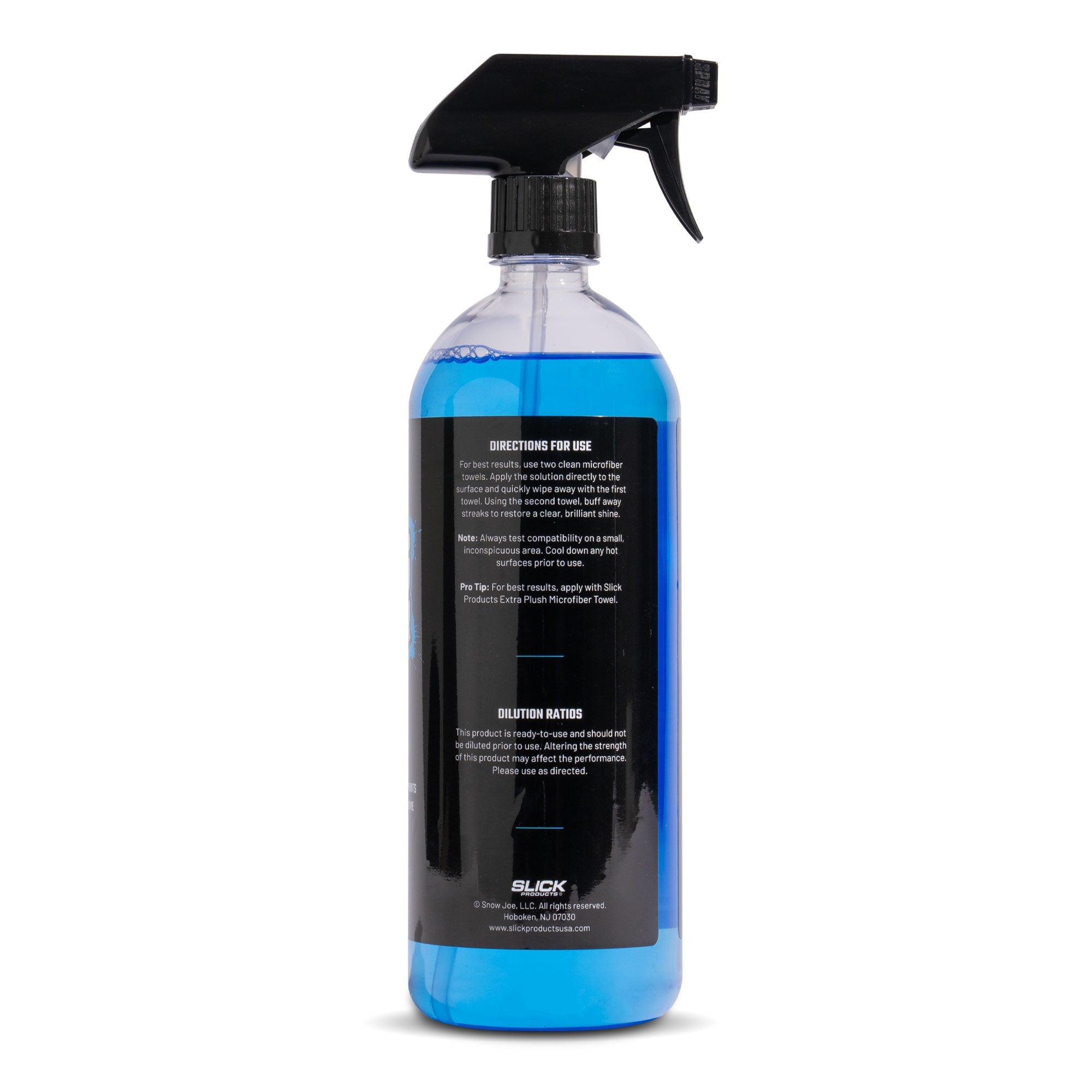 slick products glass cleaner side view