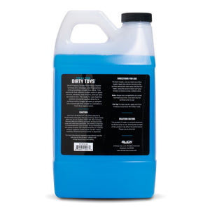 slick products glass cleaner rear label view