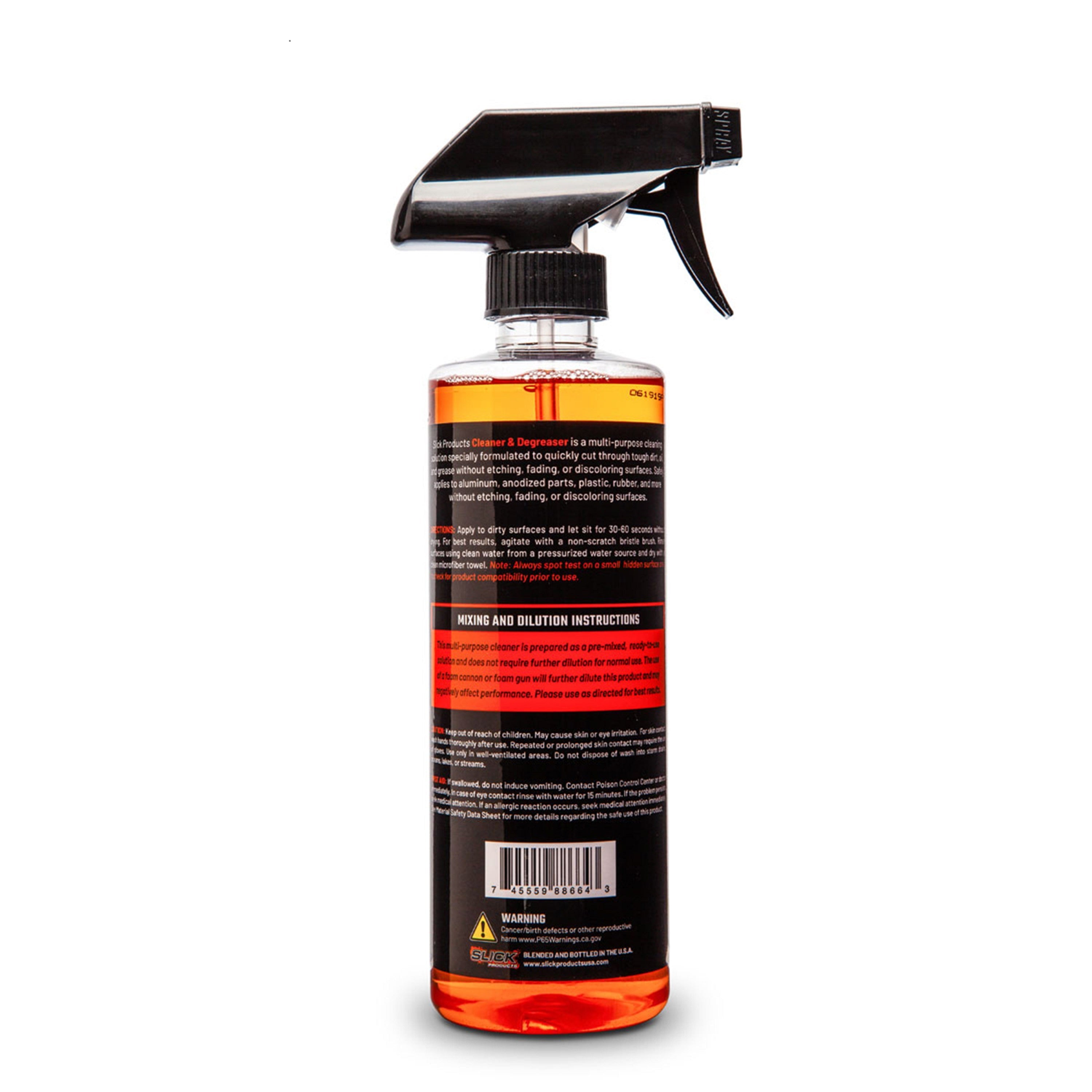 Slick Products SP3005 Cleaner & Degreaser Cleaning Solution | Dirt Bike, UTV, Truck, Off-Road | 16 fl oz