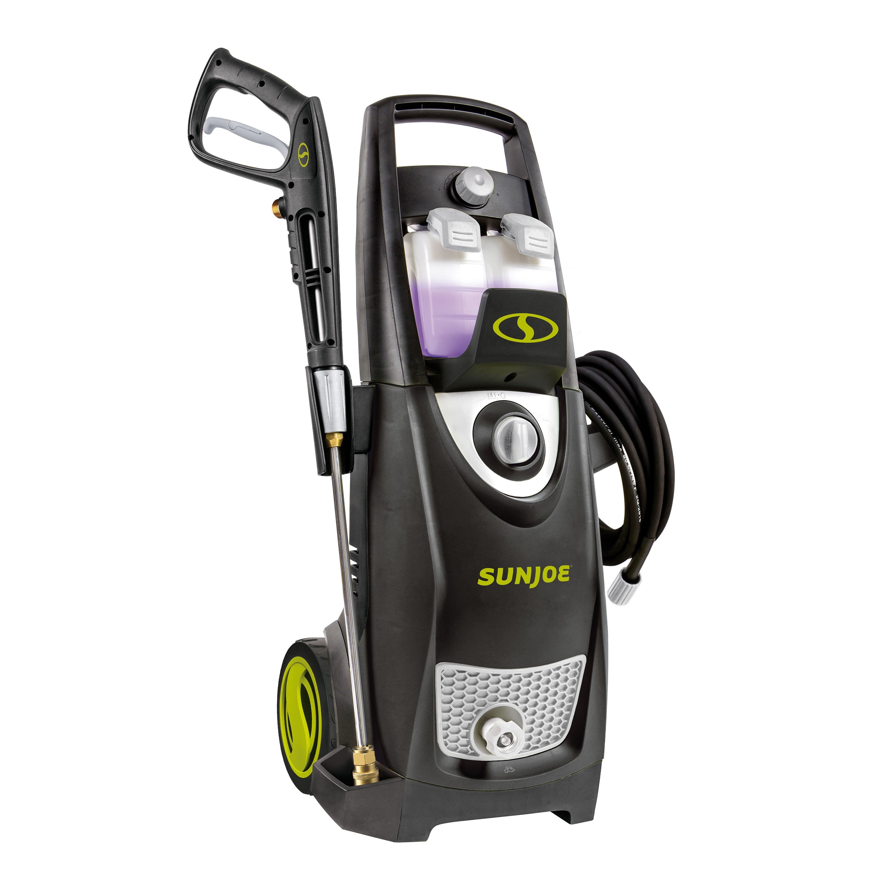 Sun Joe SPX3000® Certified Rated 2030 PSI Electric Pressure Washer | 1.2 GPM Rated Flow | Onboard Detergent Tanks | Clean Patios, Decks, Sidewalks, Cars, Boats, RVs, ATVs