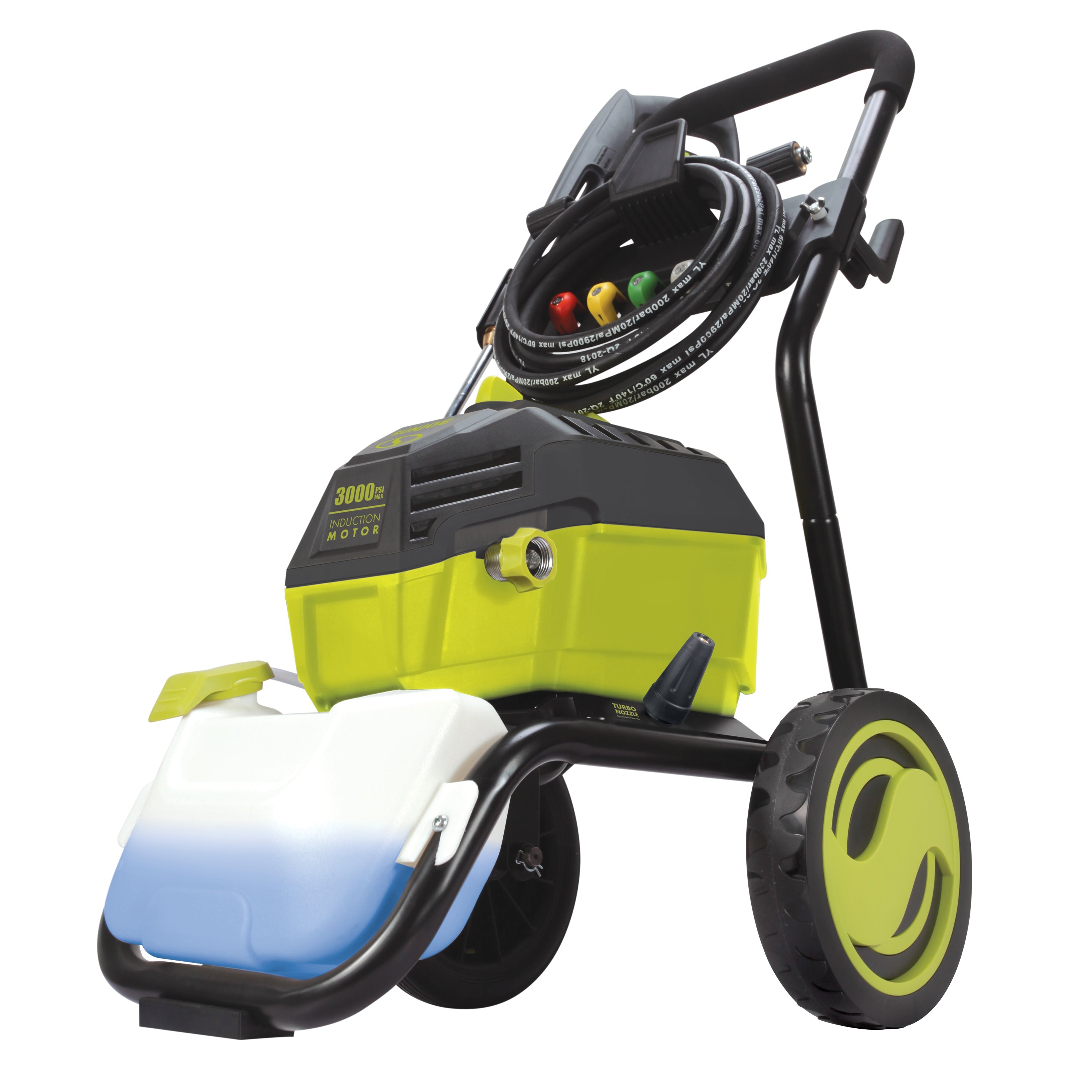 Sun Joe 14.5-amp 3000 PSI High Performance Brushless Induction Motor Electric Pressure Washer.