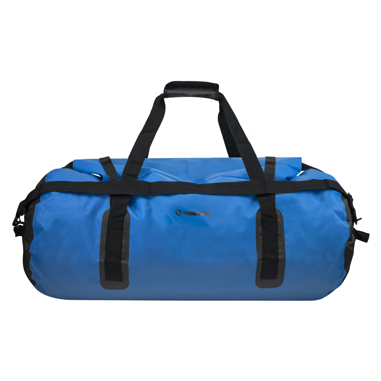 Trail Gear TG-805-BL Roll Top Duffel Bag | Outdoor, Travel, Camping, Hiking | Waterproof, Durable, Compact | 50 L (Blue)