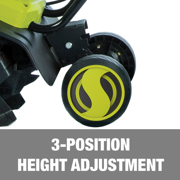 3-position height adjustment.