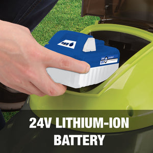 24-volt lithium-ion battery.